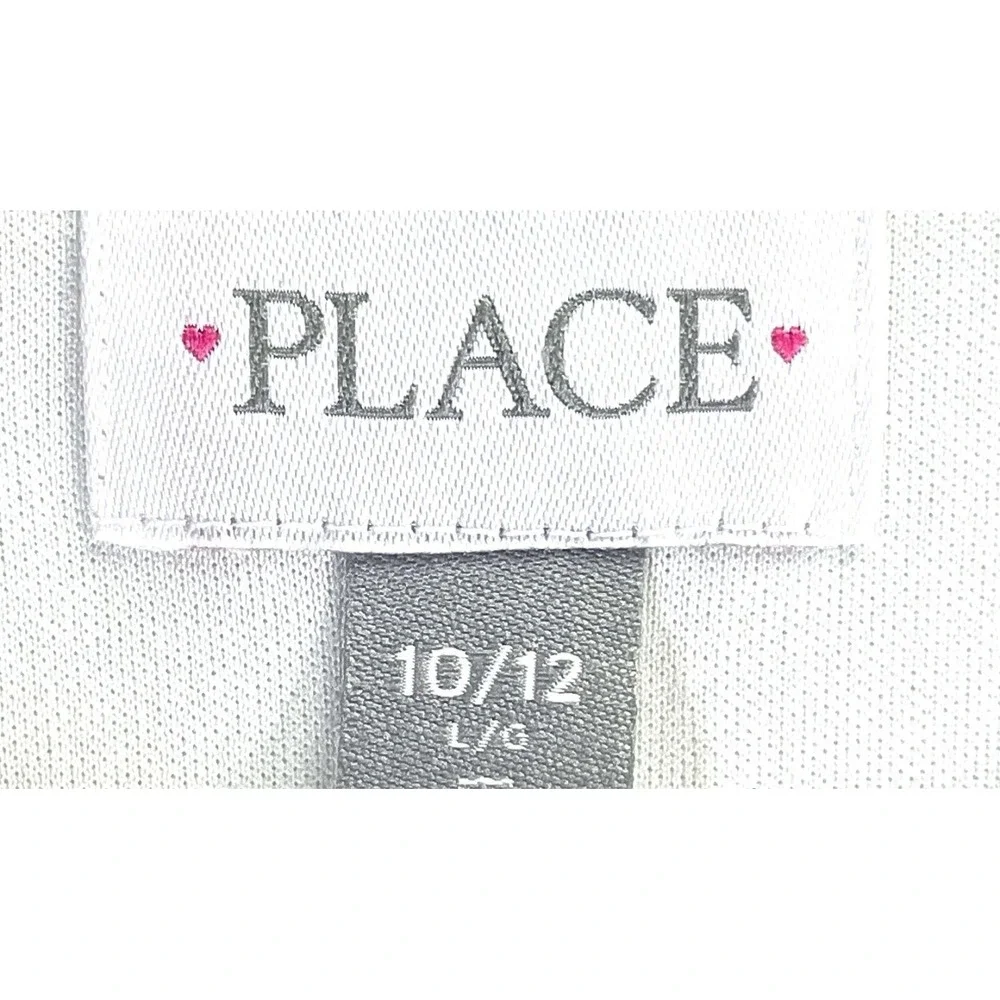 THE CHILDREN'S PLACE Girls Sleeveless Silver Floral Party Dress Size 10/12 Large